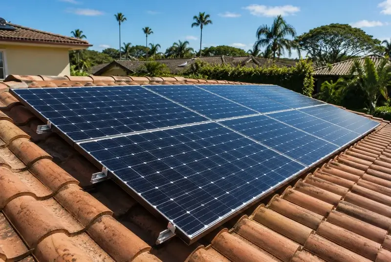 Installation de panneaux solaires à Saubion